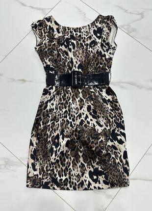 Сукня dorothy perkins з леопардовим принтом на розмір s або xs1 фото