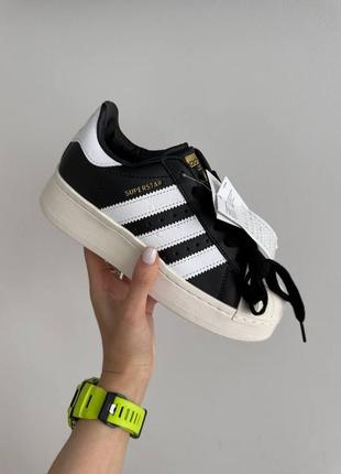 Адідас суперстар чорні з білим adidas superstar 2w black/ white sole