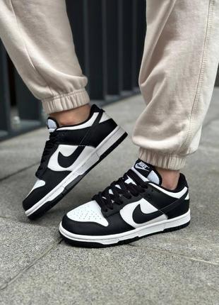 Кросівки nike dunk white black