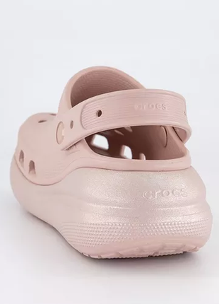 Жіночі сабо crocs crush shimmer clog. оригінал. нові. w9 w103 фото