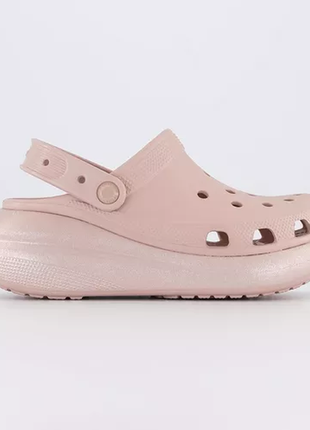 Женские сабо crocs crush shimmer clog. оригинал. новые. w9 w102 фото