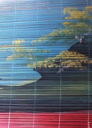 Панно из соломки с восточными мотивами