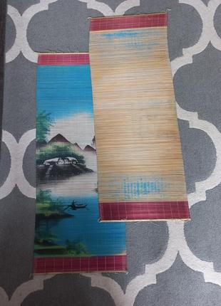 Панно из соломки с восточными мотивами