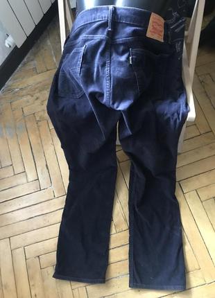 Джинси levi’s 34 34 вельвєт velvet2 фото