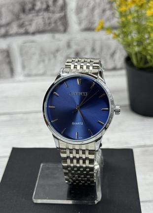Наручные часы chenxi мужские с синим циферблатом (10025)1 фото