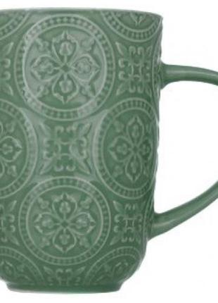 Чашка limited edition pattern dark green