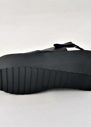 Женские сандалии босоножки на танкетке платформа черные летние (размеры: 36,37,39) - 24-14 фото