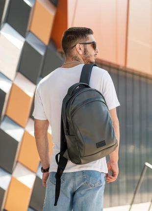 Чоловічий графітовий рюкзак для подорожей5 фото