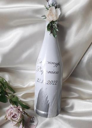 Весільні аксесуари (бокали, шампанське,  свічки, бутоньєрки)3 фото