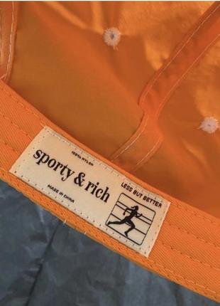 Кепка фуражка оранжевая sporty &amp; 76 оригинал3 фото