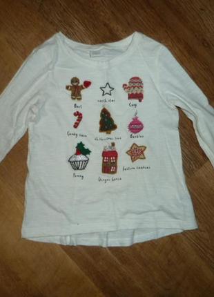 Новорічний реглан на дівчинку 6