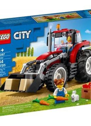 Конструктор lego city great vehicles трактор 148 деталей (60287)