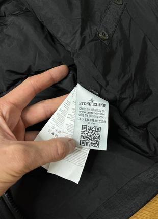 Жилет stone island nylon meral black 🥷8 фото