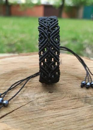 Макраме браслет "goven" (черный)