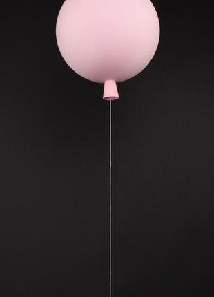 Люстра стельова на 1 лампочку 27459 рожевий 30-120х25х25 см.2 фото