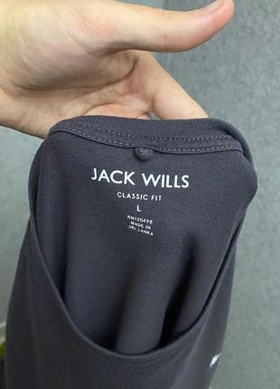 Серая футболка от бренда jack wills4 фото