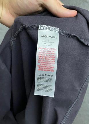 Серая футболка от бренда jack wills5 фото