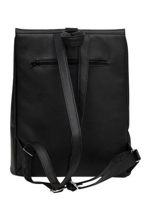 Жіночий чорний рюкзак для ноутбука2 фото