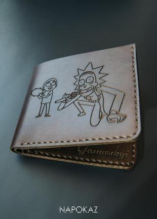 Чоловіче портмоне з натуральної шкіри. чоловічий гаманець1 фото