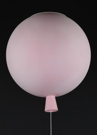 Люстра стельова на 1 лампочку 27460 рожевий 35-120х30х30 см.2 фото