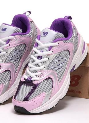 New balance grey pink кросівки жіночі