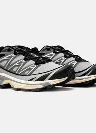 Кроссовки salomon xt-6 expanse grey black4 фото