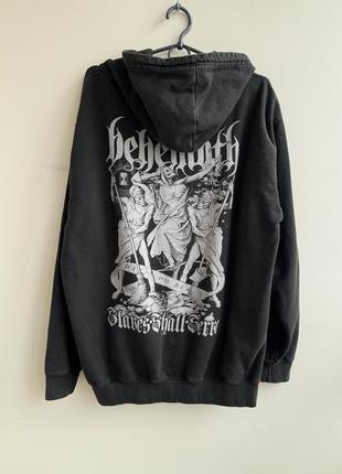 Behemoth кофта зіп худі байка вінтаж мерч чоловічий м l