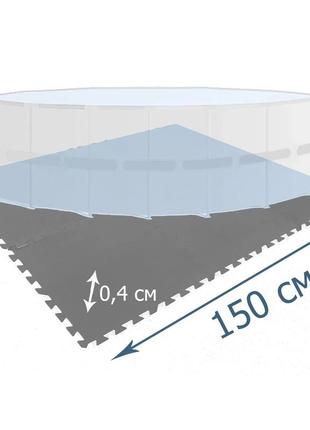 Мат-підкладка для басейнів bestway 58639, ▭ 150 х 150 см