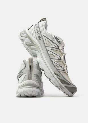 Кроссовки salomon xt-6 expanse white grey2 фото