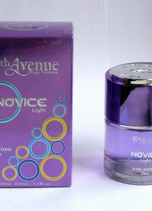 Вода туал. karl antony 10 avenue novice light tester 100ml женские