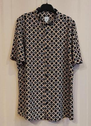 River island мужская рубашка с коротким рукавом тенниска