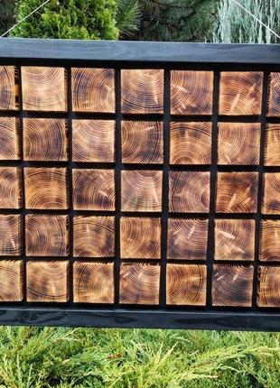 Панно из деревянных элементов4 фото