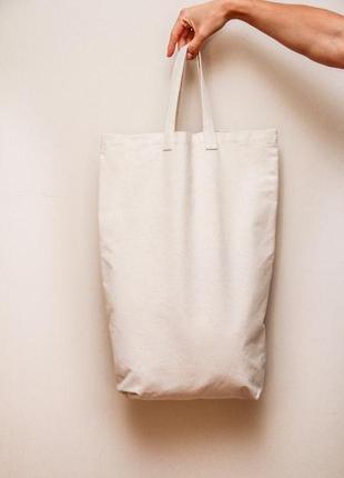 Сумка для покупок шопінг сумка market bag tote bag хлопок торба2 фото