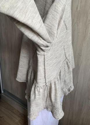 Barbara speer орининальный дизайнерский шерстяной свитер3 фото