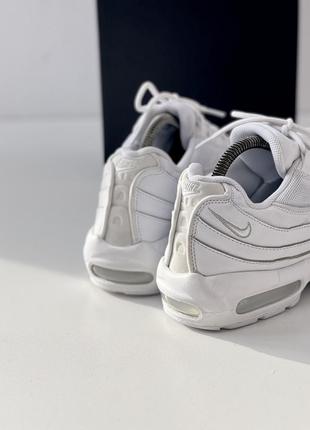 Кросівки nike air max 95 essential triple white5 фото