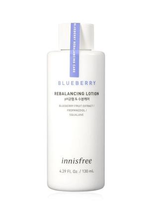 Лосьон для восстановления баланса кожи innisfree blueberry rebalancing lotion 130 мл3 фото