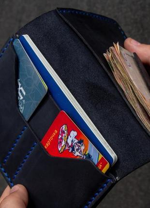 Портмоне для документов comfort, темно-синие