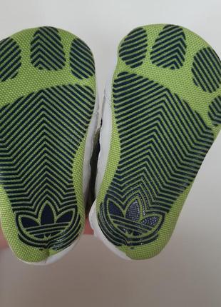 Шкіряні пінетки на 0-3 місяці adidas9 фото