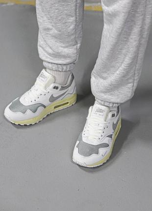 Кроссовки patta x nike air max 1 'white'9 фото