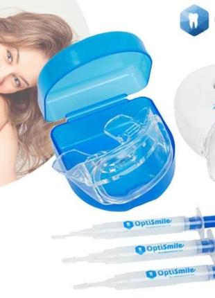 Набор для отбеливания зубов optismile teeth whitening kit 9х2 фото