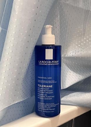 La roche-posay toleriane foaming gel зволожувальний очищувальний гель-мус подвійної дії