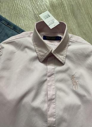 Polo ralph lauren нежно розовая рубашка, базова рожева сорочка, блузка, блуза2 фото