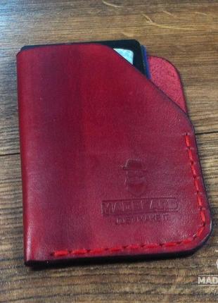 Міні гаманець / картхолдер - mad:mini red1 фото