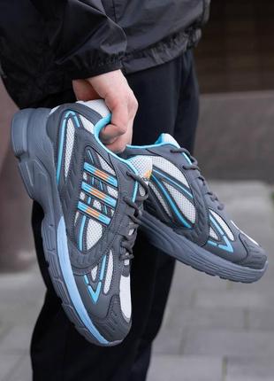 Мужские кроссовки adidas responce grey blue4 фото