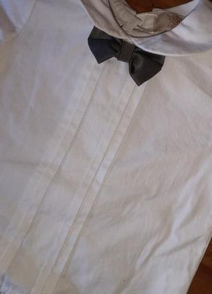 Рубашка распашонка с бабочкой на крепежки малыша caramelo9 фото