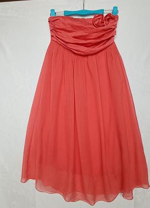 Нежное шелковое платье j&l paris