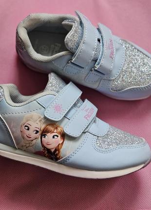 Новые кроссовки для девочки 27 р.,18 см, frozen1 фото
