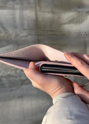 Маленький і вмісткий шкріняий гаманець rayan з блискавкою на складну купюру4 фото