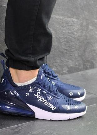 7455 nike air max 270 x supreme кроссовки мужские найк аир макс кроссовки