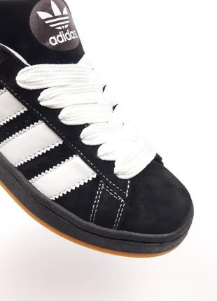 Кроссовки adidas campus 00s x korn black черные с белым7 фото